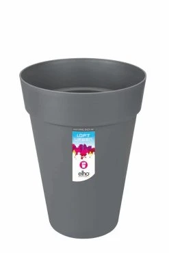 Elho Loft Urban Round High 35 Antraciet