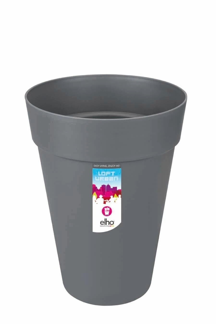 Elho Loft Urban Round High 35 Antraciet 3 Elho Loft Urban Round High 35 Antraciet