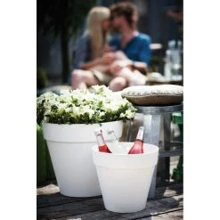 Elho Loft Urban Round Wheels 40 White -TuinOaseExpert elho loft urban round wheels 40 white 1519726057 1 l