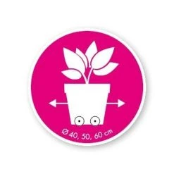 Elho Loft Urban Round Wheels 40 White -TuinOaseExpert elho loft urban round wheels 40 white 1519726057 2 l