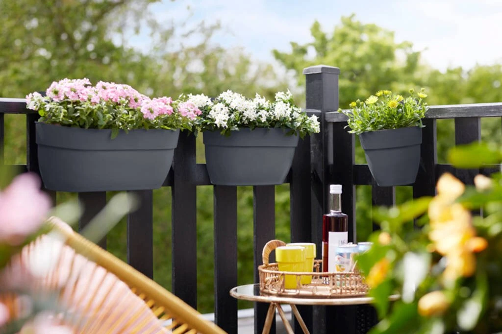 Elho Vibia Campana Easy Hanger Medium Anthraciet 6 Elho Vibia Campana Easy Hanger Medium Anthraciet - Afbeelding 4