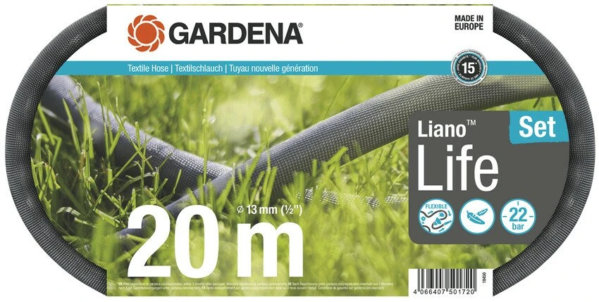 Gardena Textielslang Lianoa Life 20 Meter 3 Gardena Textielslang Lianoa Life 20 Meter