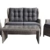 MeSaMi Ibiza Lounge Dining Set Kobo Grey