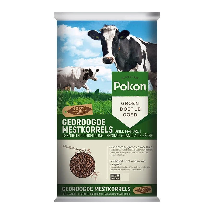 Pokon Gedroogde Mest Korrel 10 Kg 3 Pokon Gedroogde Mest Korrel 10 Kg