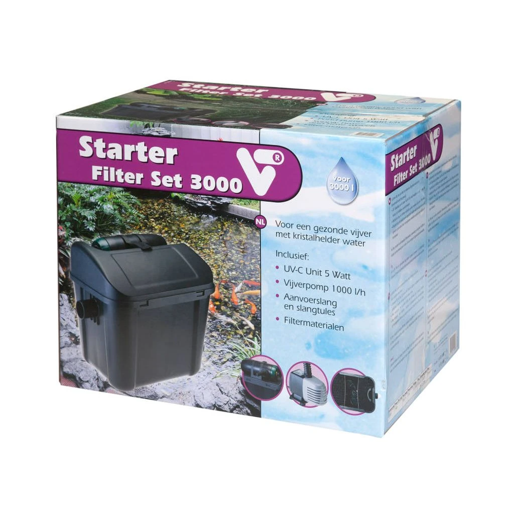 Vijvertechniek Starter Filter Set 3000 4 Vijvertechniek Starter Filter Set 3000 - Afbeelding 2